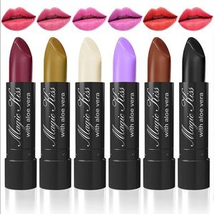Magic lipstick, lip staint w/ aloe vera/ made in USA / waterproof